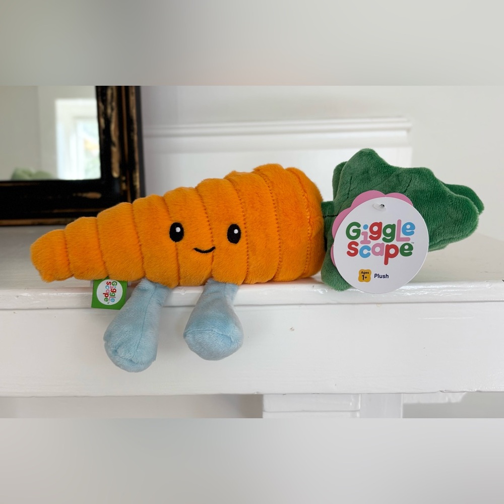 Gigglescape Carrot Plush 3.5” Stuffy Cute Kawaii Stuffed Animal - Picture 9 of 10